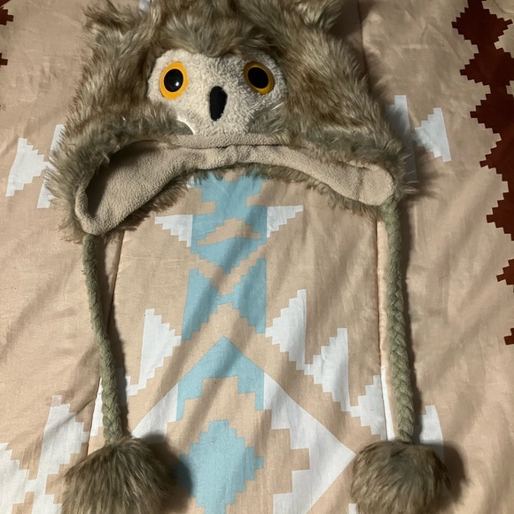 Owl hood hat spirithood style rave wear - Picture 2 of 2
